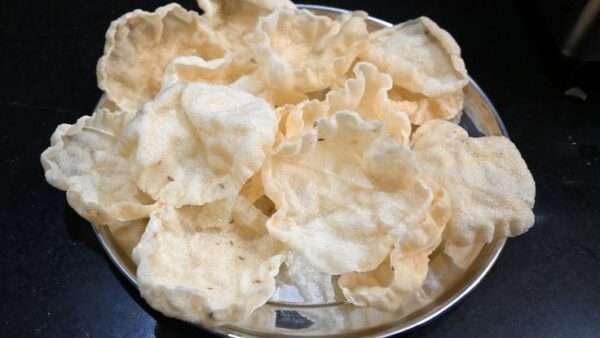 Rice Flour Fritters (బియ్యం పిండి వడియాలు)